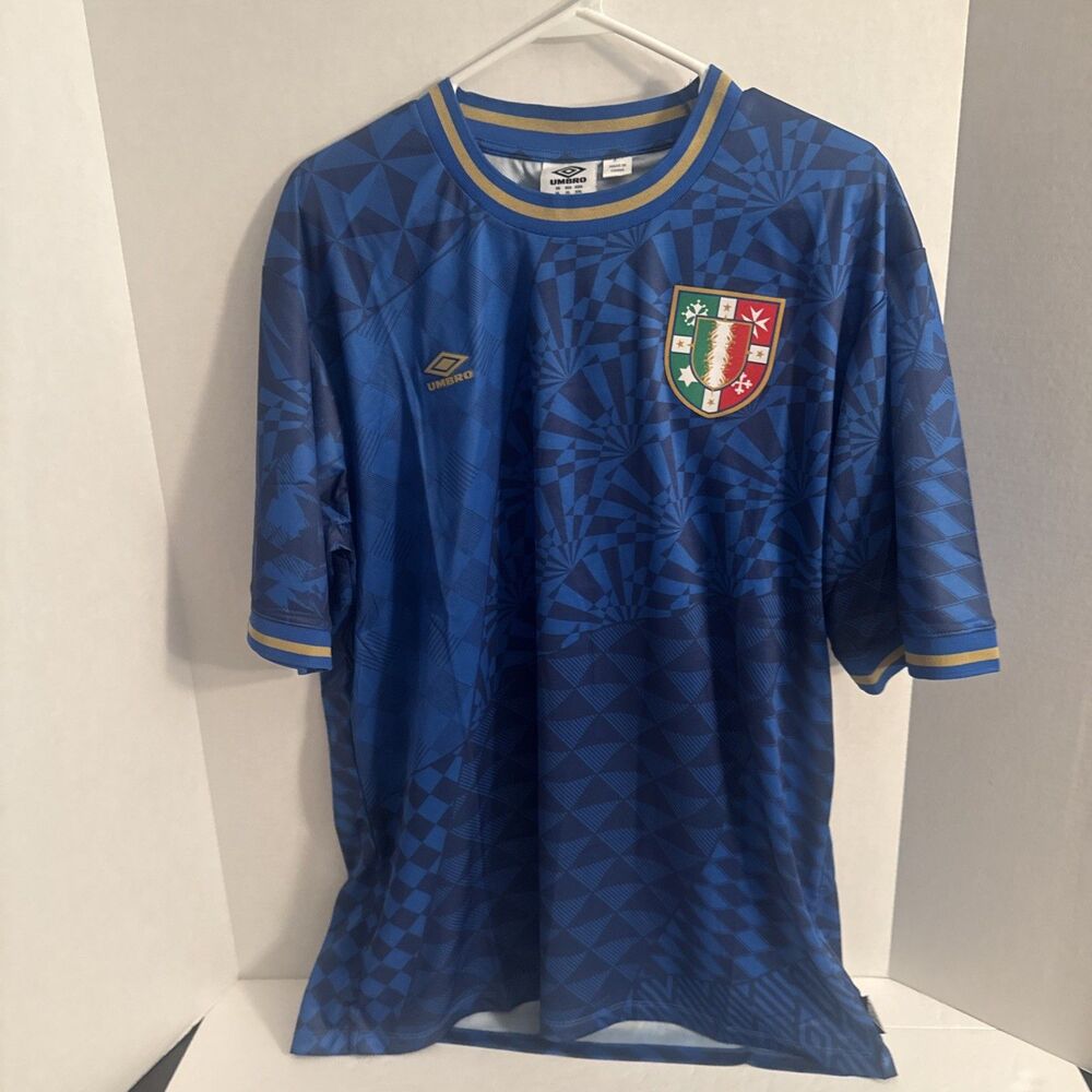 UMBRO Italia Italy Men's Soccer Football Jersey Size XL NWT